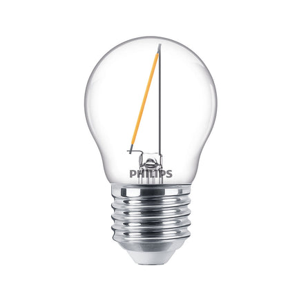 LED E27 Globe 15W Clear 136lm