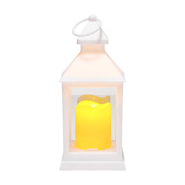 LED Flameless Candle Lanterns, 12 Pack, White