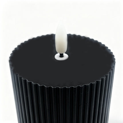 LED Flameless Real-Wax Candles, Set of 3