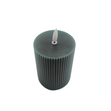 LED Flameless Real-Wax Candles, Set of 3