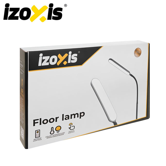 LED Floor Lamp 180cm, Black, Remote Control, Timer