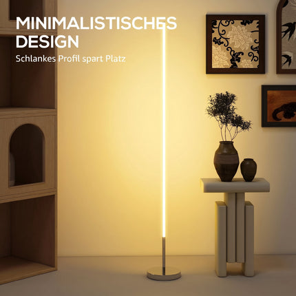 LED Floor Lamp, Dimmable 3000-6000K, Remote, 150 cm