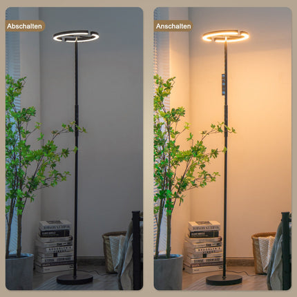 LED Floor Lamp – Dimmable 3000-6000K, Remote Control