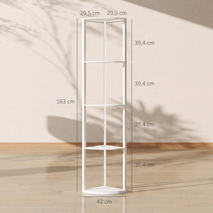 LED Floor Lamp with Shelves, RGB Lighting, Remote Control