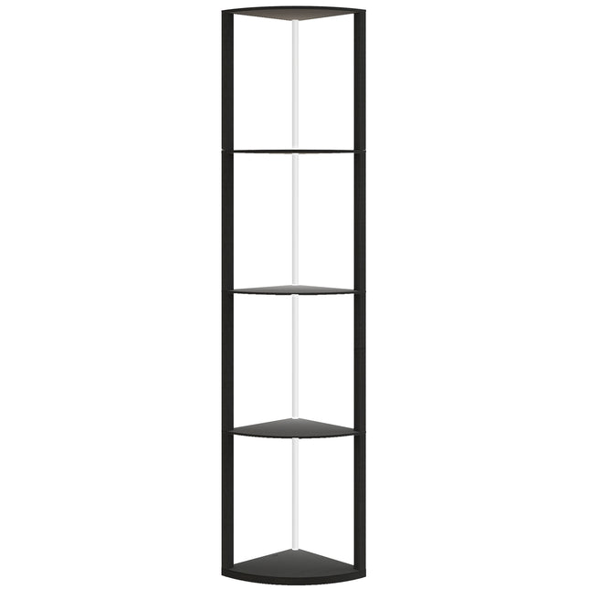 LED Floor Lamp with Shelves, RGB, Remote Control