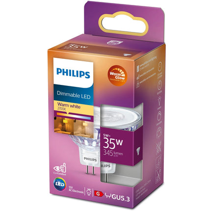 LED GU5.3 Spot 35W 12V Dimmable WarmGlow 345lm