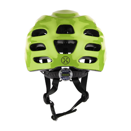 LED Green Helmet, XXS (48-54 cm), Nils Extreme