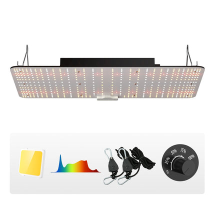 LED Grow Light, 200W Full Spectrum, Dimmable, IP65