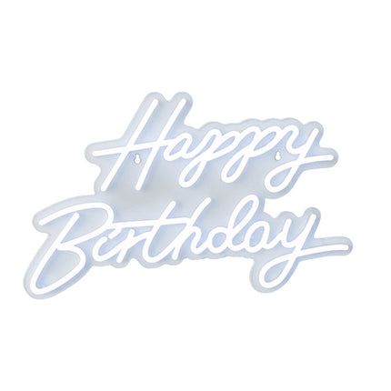 LED Happy Birthday Sign – Acrylic, USB Powered