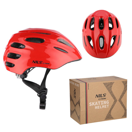 LED Helmet, Red, XXS (48-54 cm)