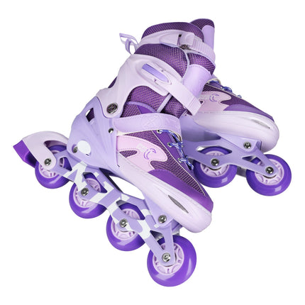 LED In-Line Skates with Protectors, Size M (35-38)