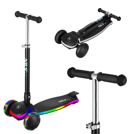 LED Junior Scooter, Adjustable Height, Lightweight