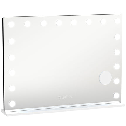LED Makeup Mirror with Bluetooth, RGB, 10x Magnification
