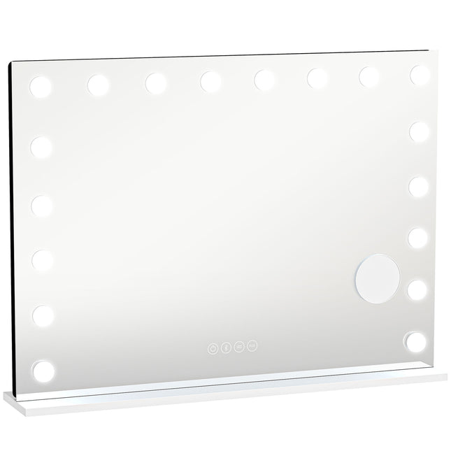 LED Makeup Mirror with Bluetooth, RGB, 10x Magnification