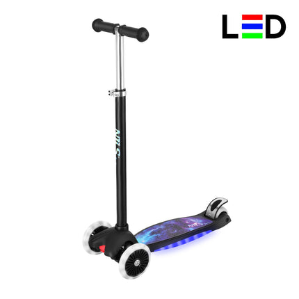 LED Scooter, Black, Foldable, Lightweight