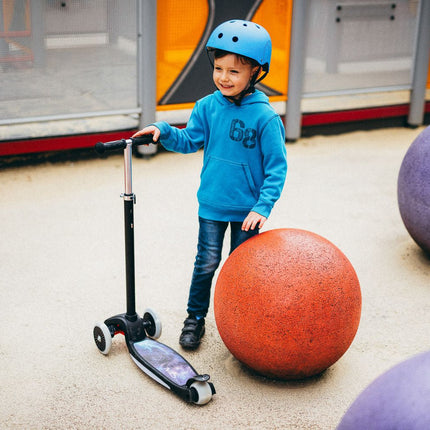 LED Scooter, Black, Foldable, Lightweight