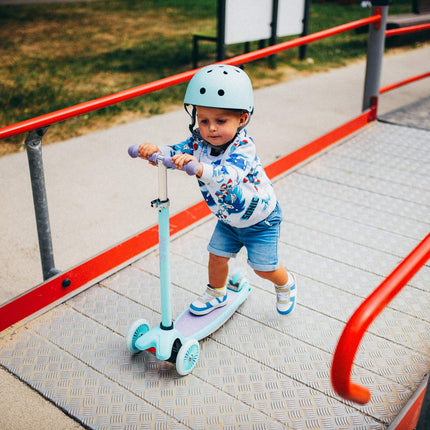 LED Scooter, Violet – Foldable, Lightweight Design