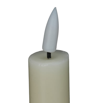 LED Taper Candles, Flameless, Remote & Timer, Set of 6