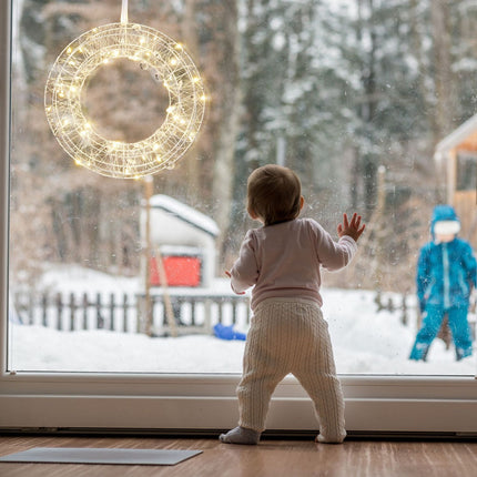LED Wreath Light, 25cm – Warm White, Indoor Use