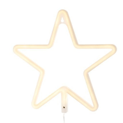 LED bedside lamp - star - warm white