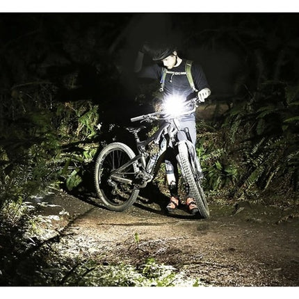 LED bicycle light with counter 23680