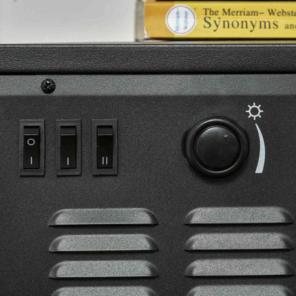 LED electric stove heater with Flame effect, 2 heat levels