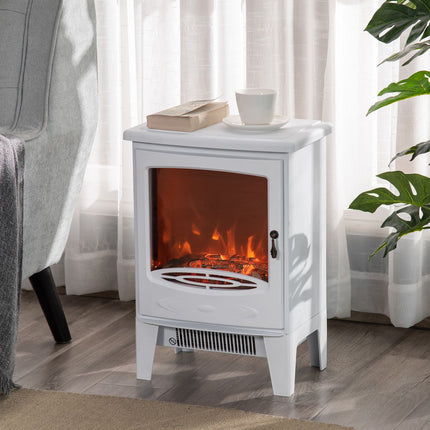 Freestanding LED electric stove, White, 900/1800W