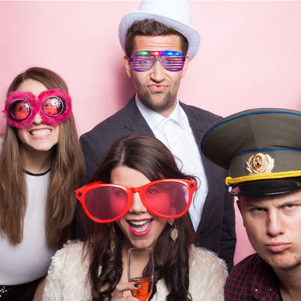 LED glasses - set of 10