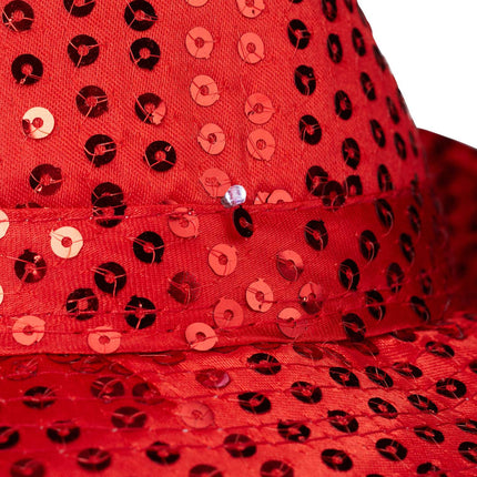 LED hat with sequins