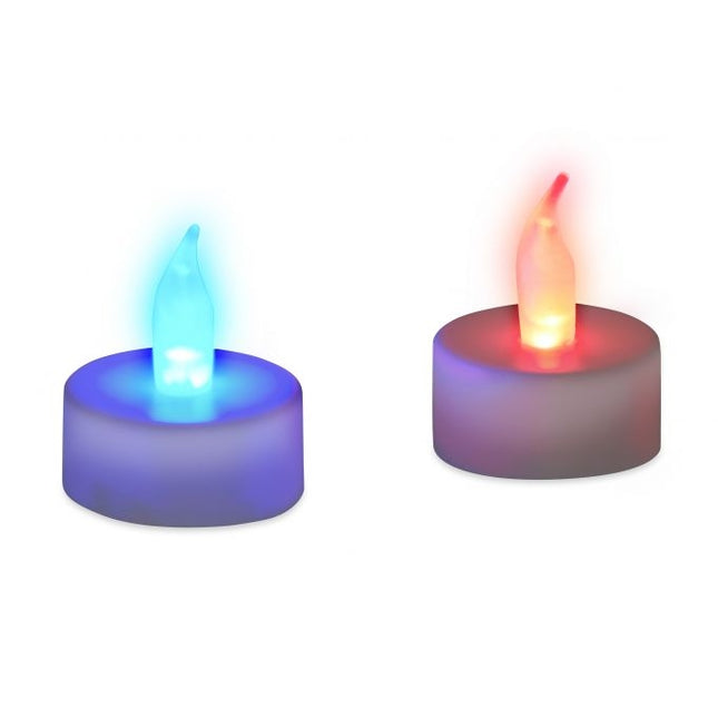 LED heat lamp with color changing light