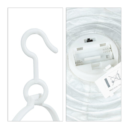 LED lanterns white 10 pcs