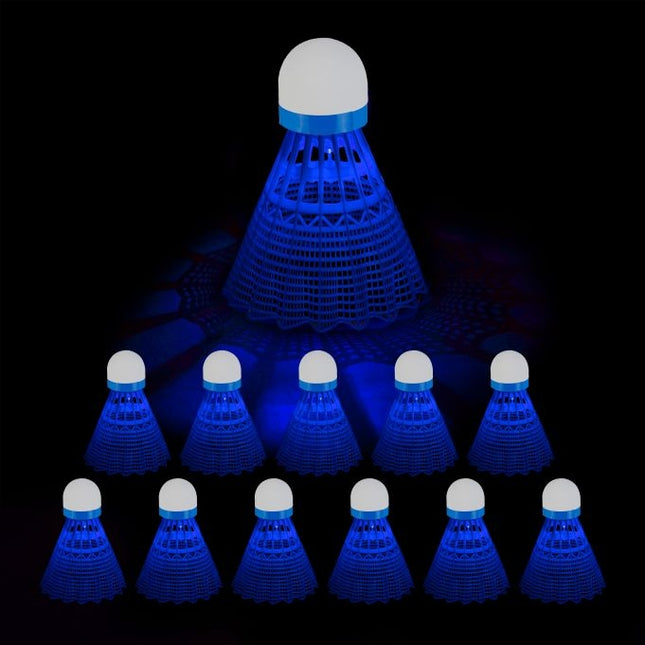 LED shuttlecock set of 12