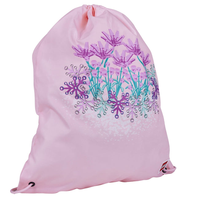 LEGO Drawstring Bag for Kids, Floral Design, Lightweight