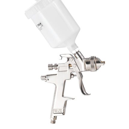 LVLP Gravity Feed Spray Gun, 600ml, 3 Nozzles