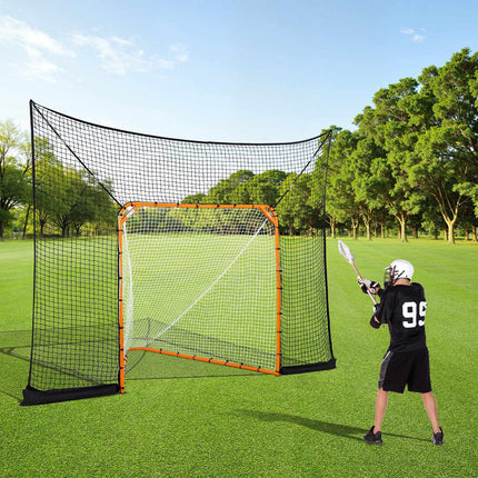 Lacrosse Goal Backstop Net 12x9 Ft, Fits 6x6 Goals