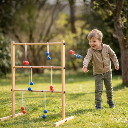 Ladder Golf Game with Pine Wood Frame