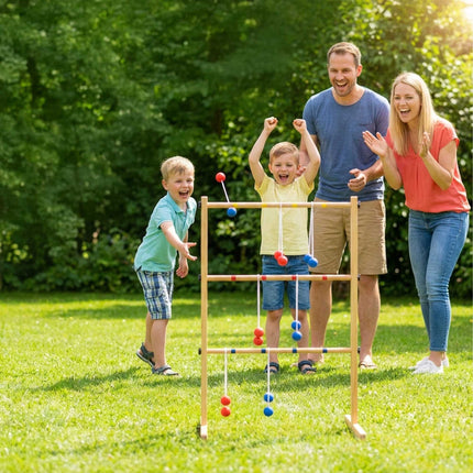 Ladder Golf Game with Pine Wood Frame