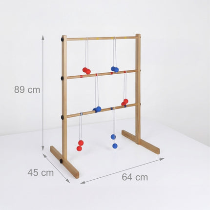 Ladder Golf Game with Pine Wood Frame