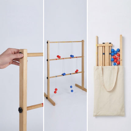 Ladder Golf Game with Pine Wood Frame
