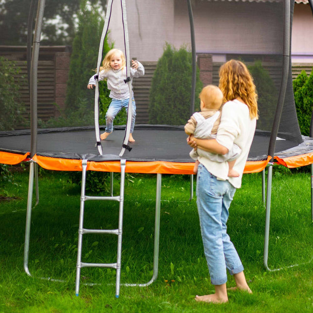 Ladder to trampoline