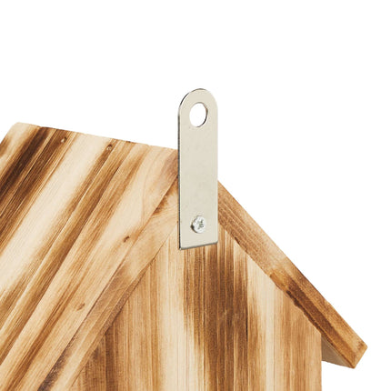 Ladybug house in flamed spruce