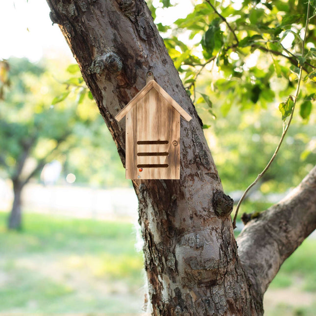 Ladybug house in flamed spruce