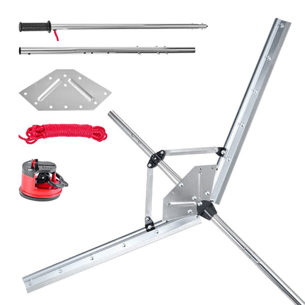 Lake Weed Cutter, Adjustable 36–48 in, 30 ft Rope