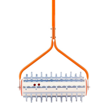 Lake Weed Roller, 12 ft Handle, 9 Galvanized Blades