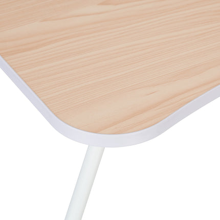 Lap Desk with Wood Effect – Folding Laptop Bed Tray