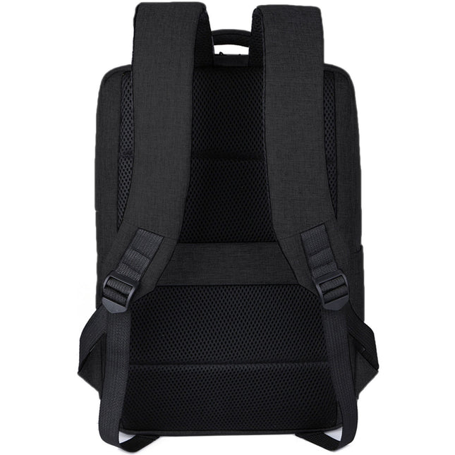 Laptop Backpack 15.6" Black, Water-Resistant, Polyester