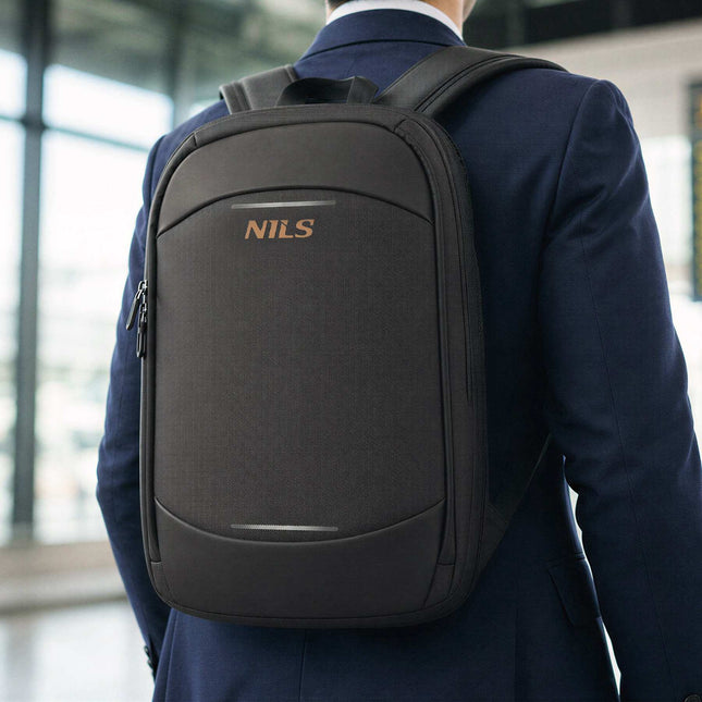 Laptop Backpack, 19L Expandable, Anti-Theft Pocket
