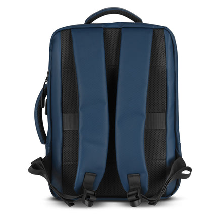 Laptop Backpack, Blue, USB-C Charging Port, 15L