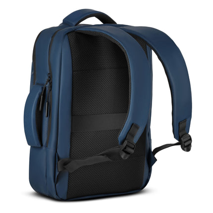 Laptop Backpack, Blue, USB-C Charging Port, 15L