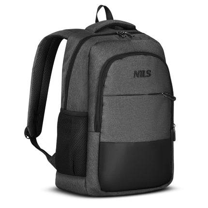 Laptop Backpack, USB-C Charging Port, 18L Grey